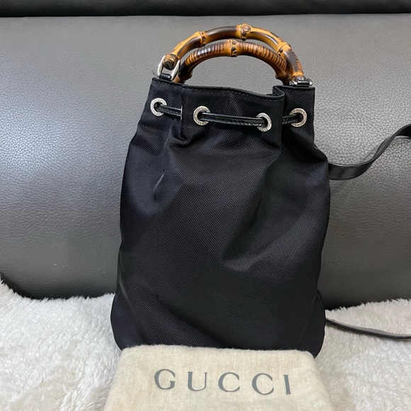 Gucci Bamboo Drawstring Bag - Picture 14 of 14
